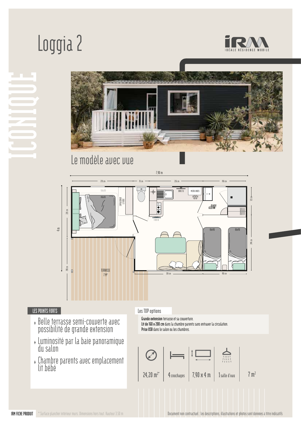 Plan 2D du Loggia II
